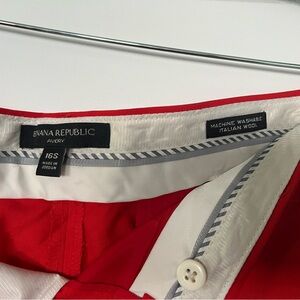 Red banana republic pants. Size 16S